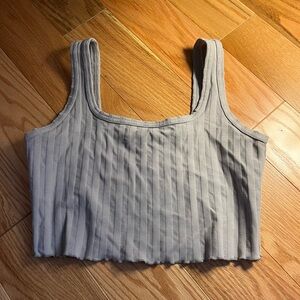 Offline Small Grey Crop Top